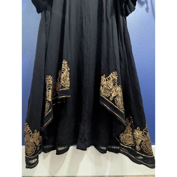 Sz 3/4 Torrid Floor Length Sequin Duster Kimono - GORGEOUS! - Picture 4 of 7